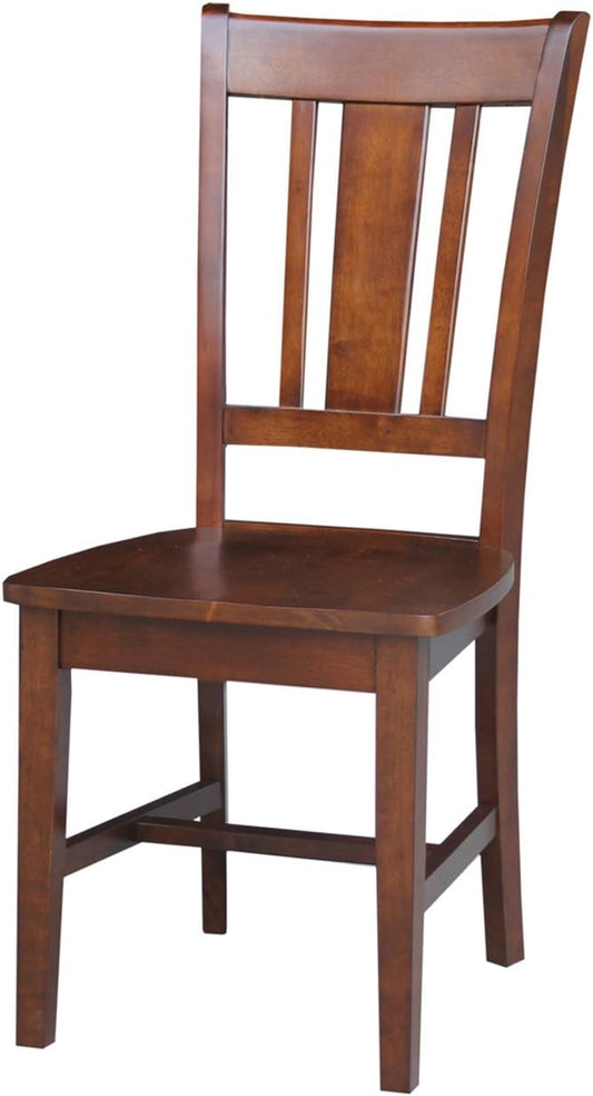 International Concepts San Remo Splat Back Chair, Espresso
