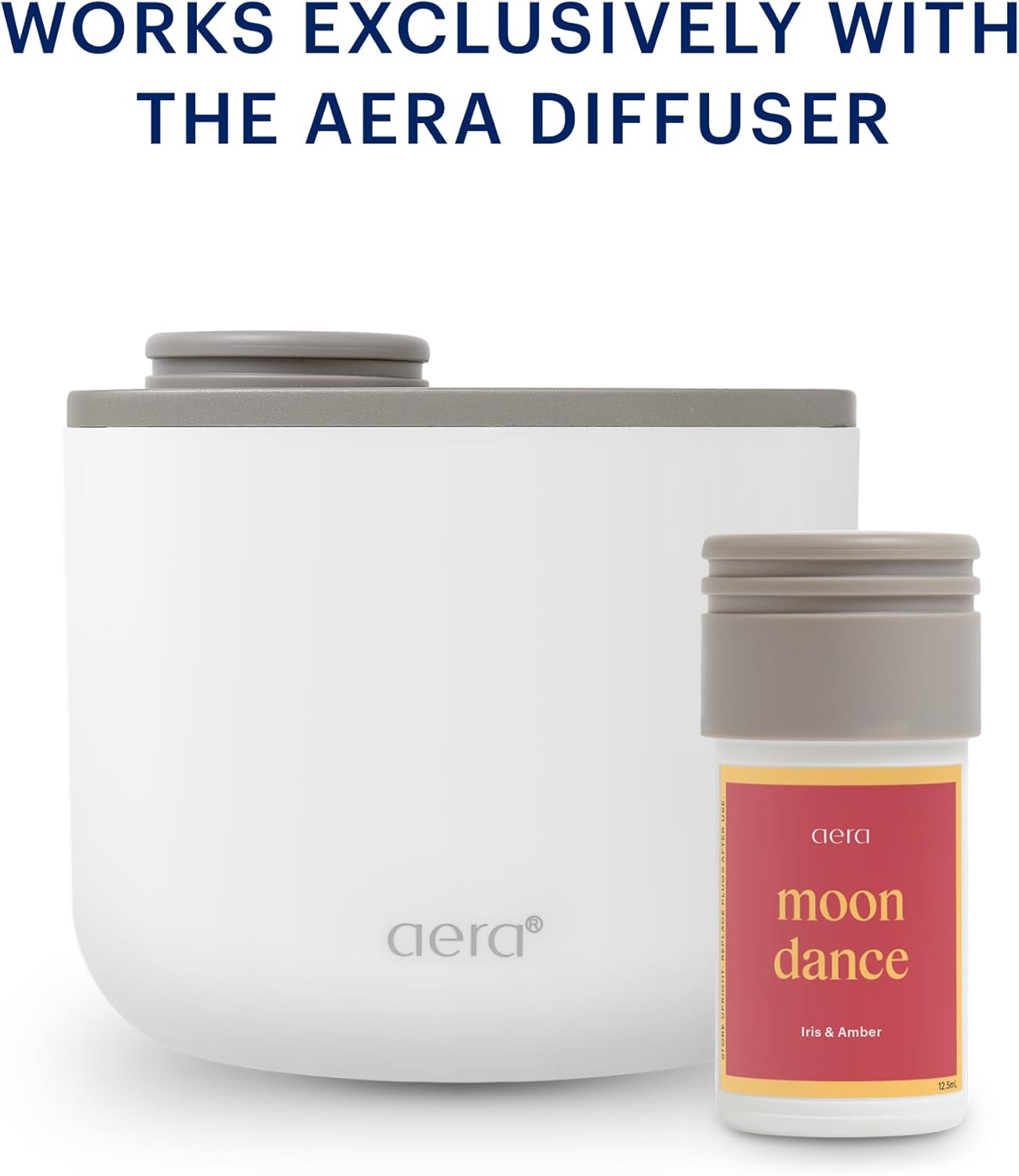 Aera Mini Moondance - Essential Oil for Home- Warm and Alluring Fragrance - Notes of Iris, Bergamot, Amber and Vanilla - Scent Refill - Capsule Size Works with Mini Diffuser