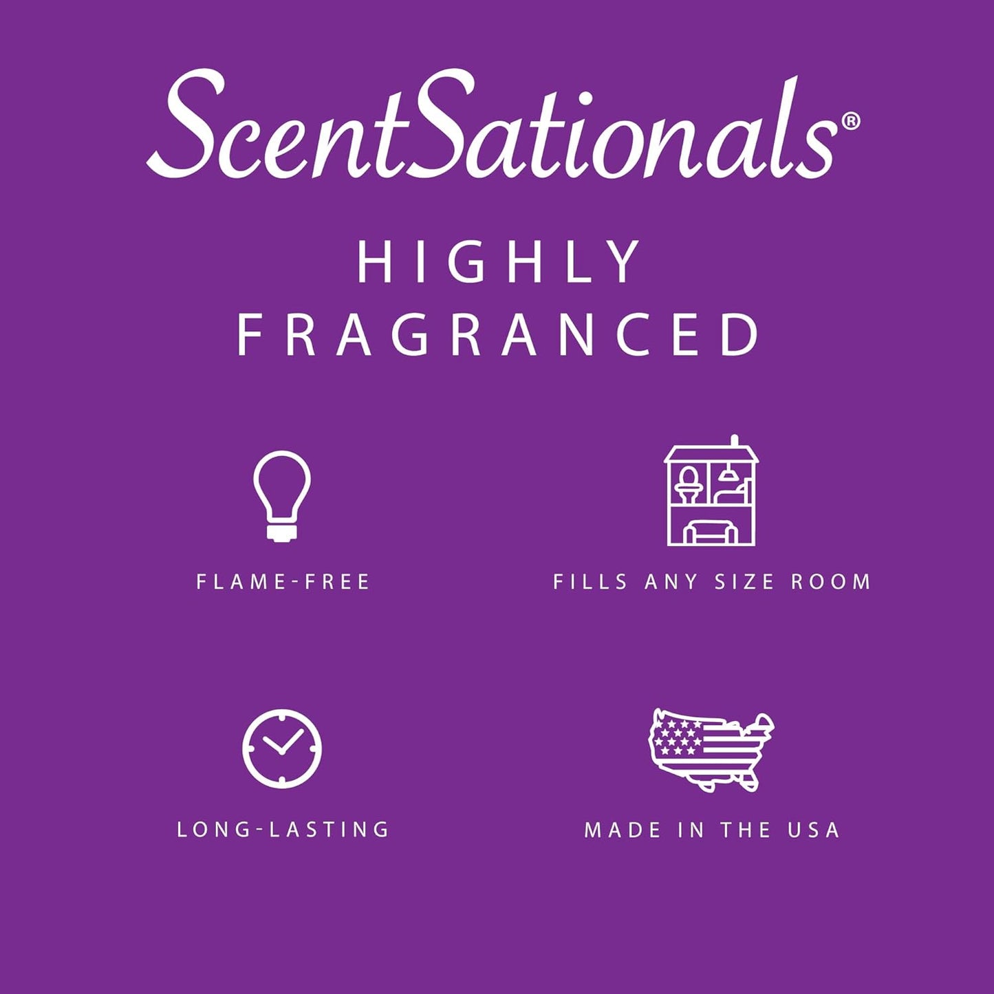 Scentsationals Wax Melts, Wax Cubes Strong Scent - Magic Spell - Long Lasting Scented for Warmer, 10oz (24-Cubes)