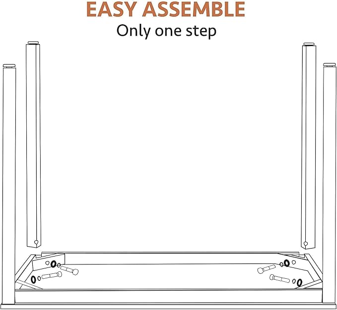 BIBOC Large Computer Desk Modern Simple Style Table 36X72 inches Office Desk Sturdy Writing Workstation Office Desk Writing for Home Office Desk Workstation Wide Metal Sturdy Frame