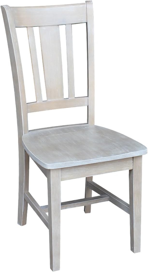 International Concepts San Remo Chair Washed Gray Taupe