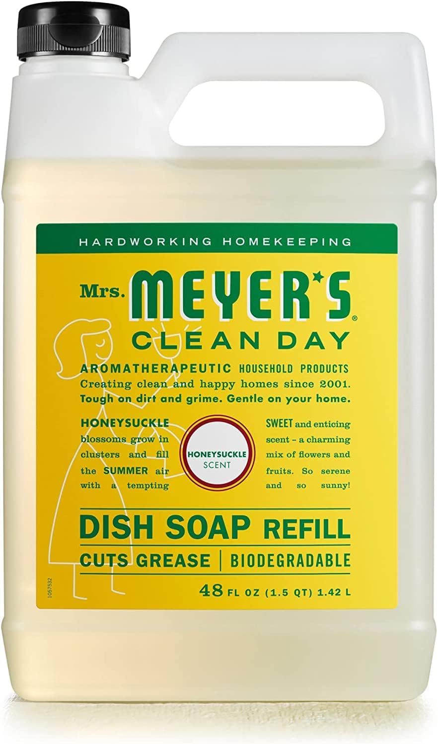 Mrs. MEYER'S Dish Variety Pack Scent, 1 Dish Soap, 1 Dish Soap Refill, 2 CT