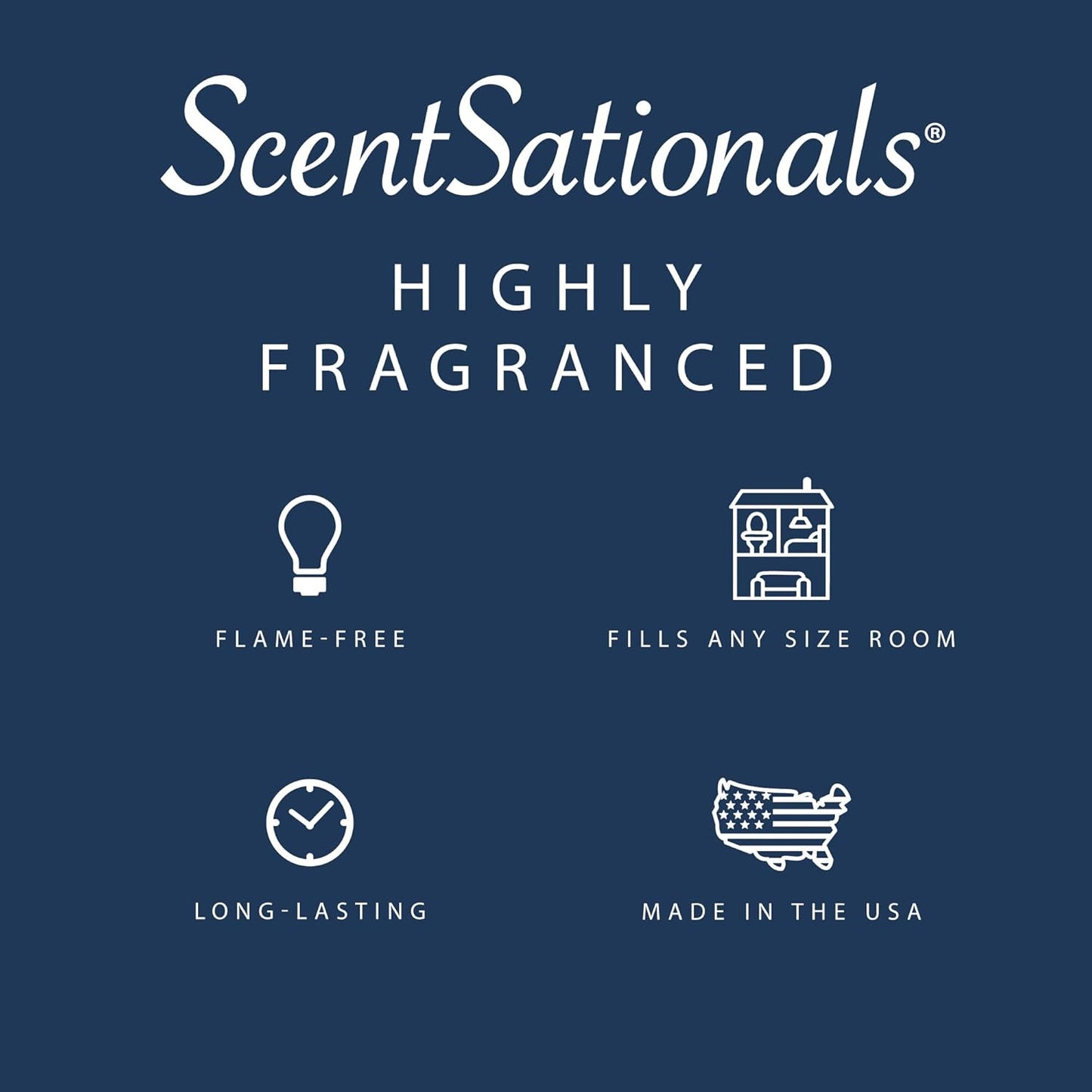 Scentsationals Wax Melts, Wax Cubes Strong Scent - Enchanted - Long Lasting Scented Melts for Warmer, 10oz (24-Cubes)