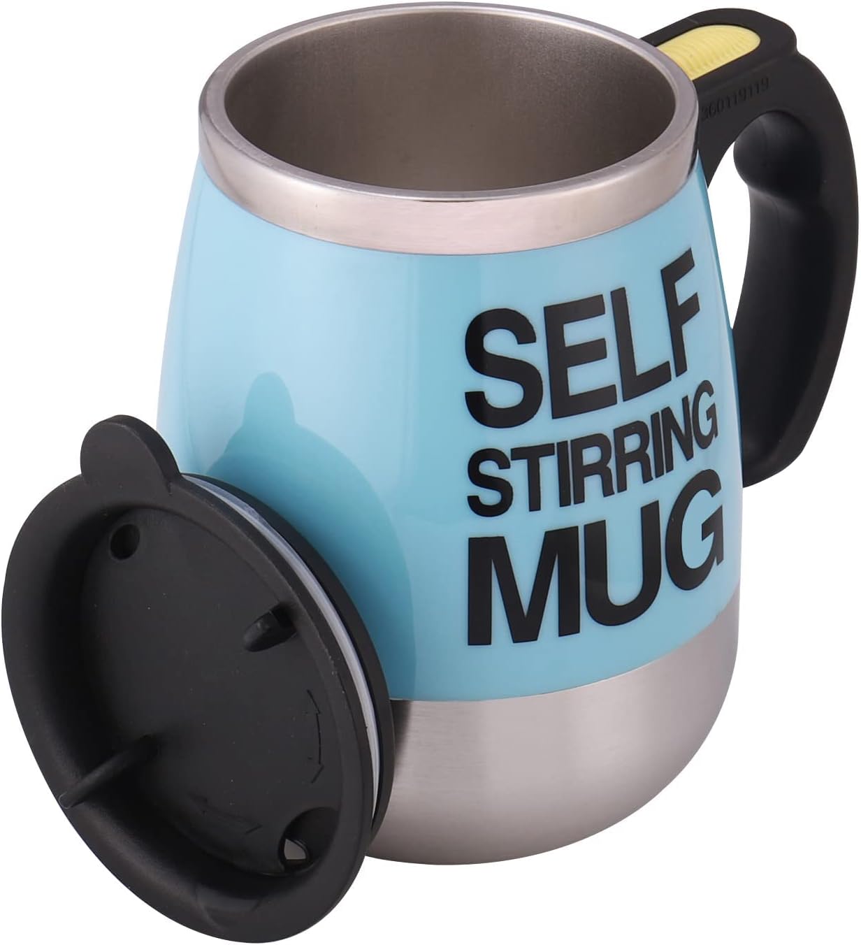 Self Stirring Mug Auto Self Mixing Stainless Steel Cup for Coffee/Tea/Hot Chocolate/Milk Mug for Office/Kitchen/Travel/Home -450ml/15oz The best gift（blue）