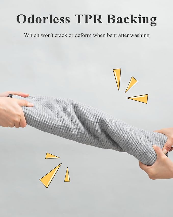 hicorfe Kitchen Rugs and Mats,Kitchen Mats for Floor,24"x35" Non Slip Runner Rug,Absorbent Resist Dirt Comfort Standing Mat Machine Washable for Entryway,Hallway,Front of Sink(Charcoal)