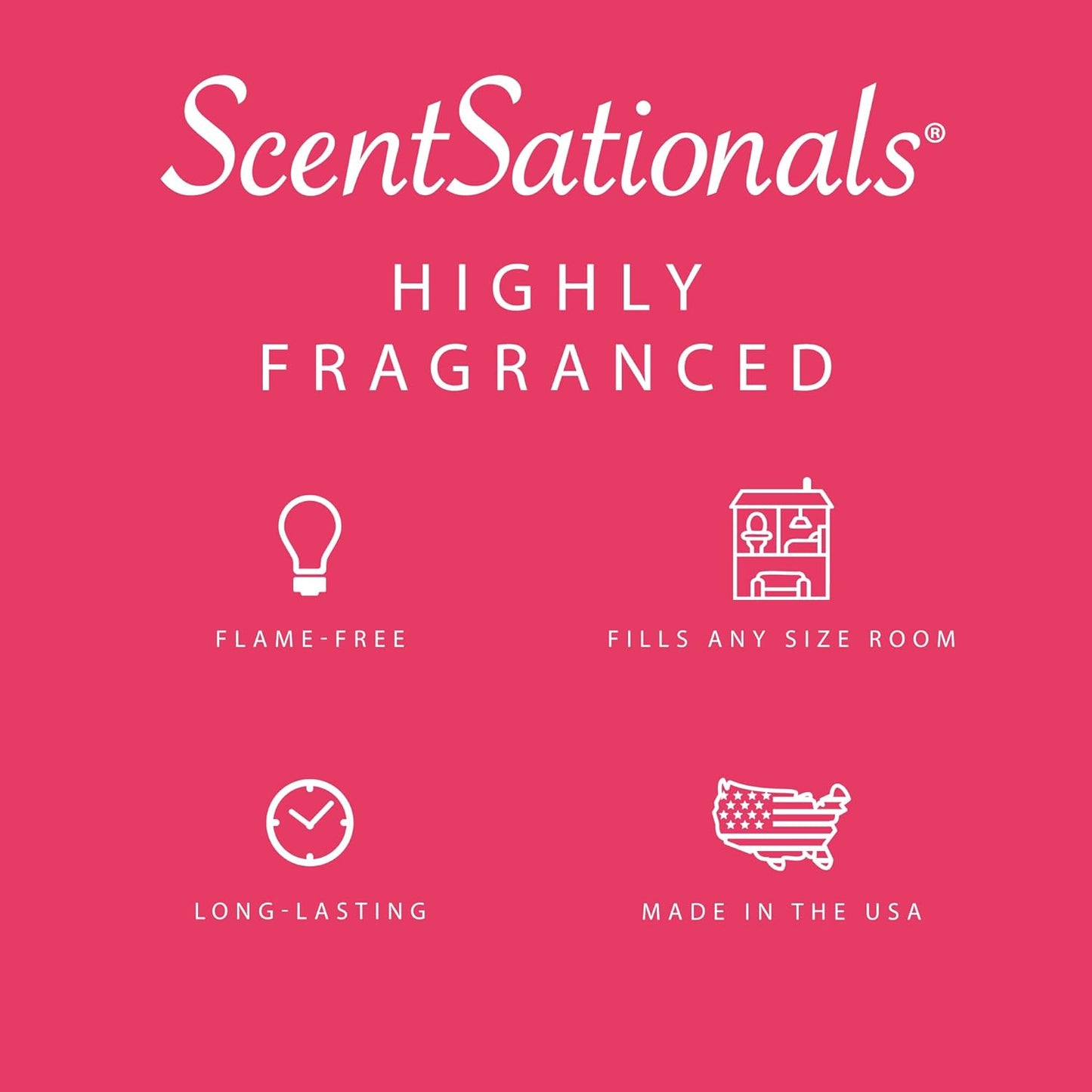 Scentsationals Wax Melts, Wax Cubes Strong Scent - Perfect Day - Long Lasting Scented Wax Melts for Warmer, 10oz (24-Cubes)