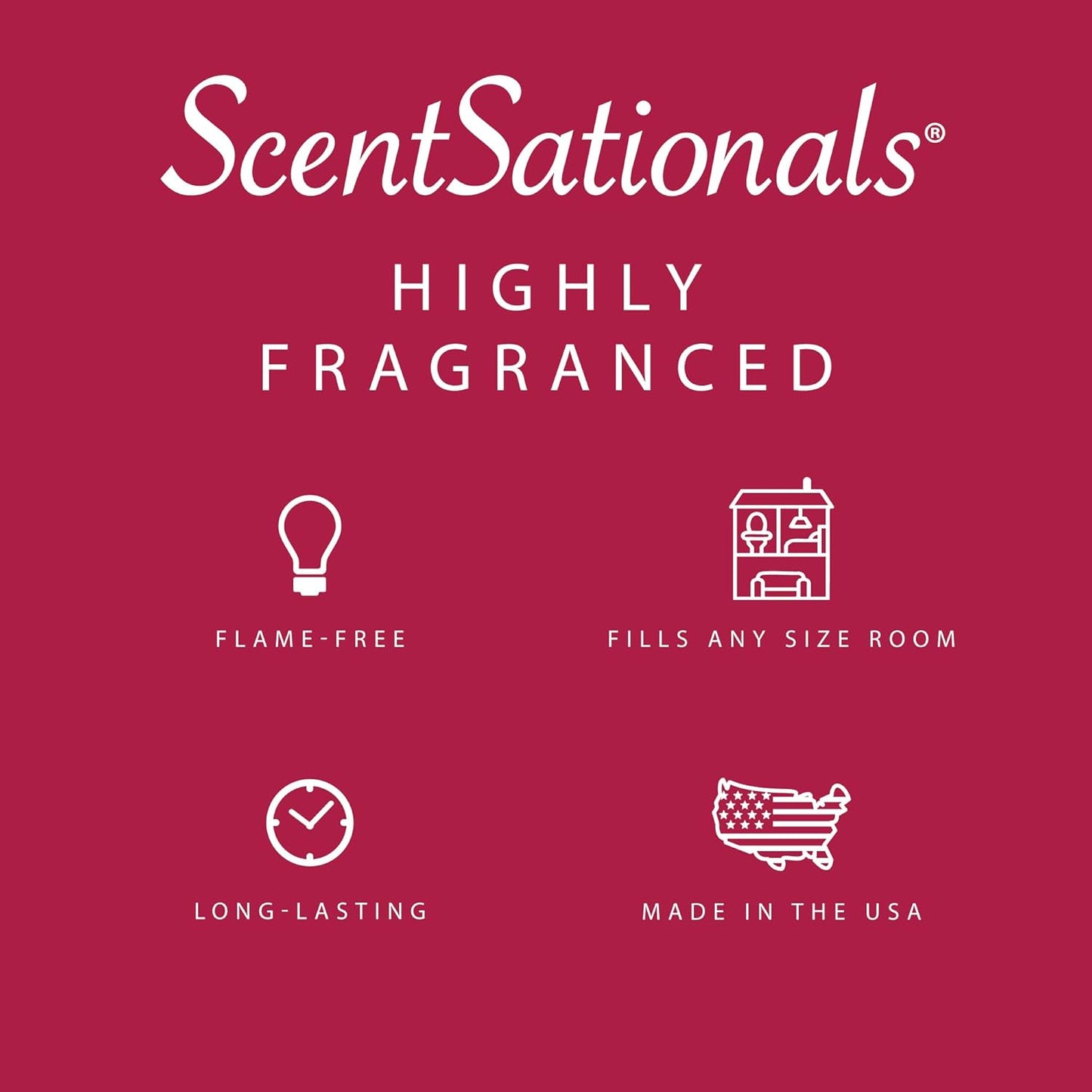 Scentsationals Wax Melts, Wax Cubes Strong Scent - Hello Gorgeous - Long Lasting Scented Wax Melts for Warmer, 10oz (24-Cubes)