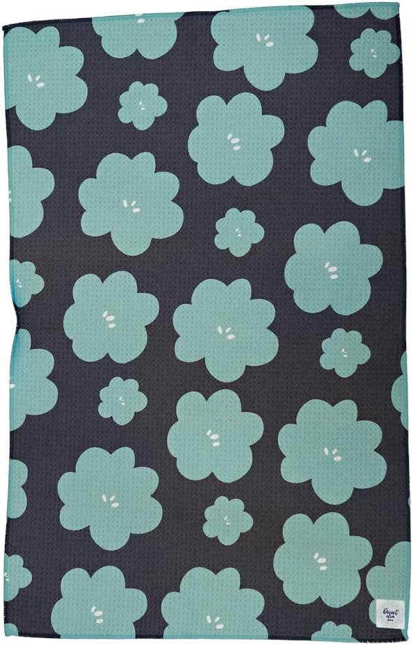 2 Pack Double Sided || Not Your Ordinary Kitchen Towels || Dish Towels || Quick Dry|| Waffle Weave Microfiber || Highly Absorbent || Hanging Hook (Turquoise)