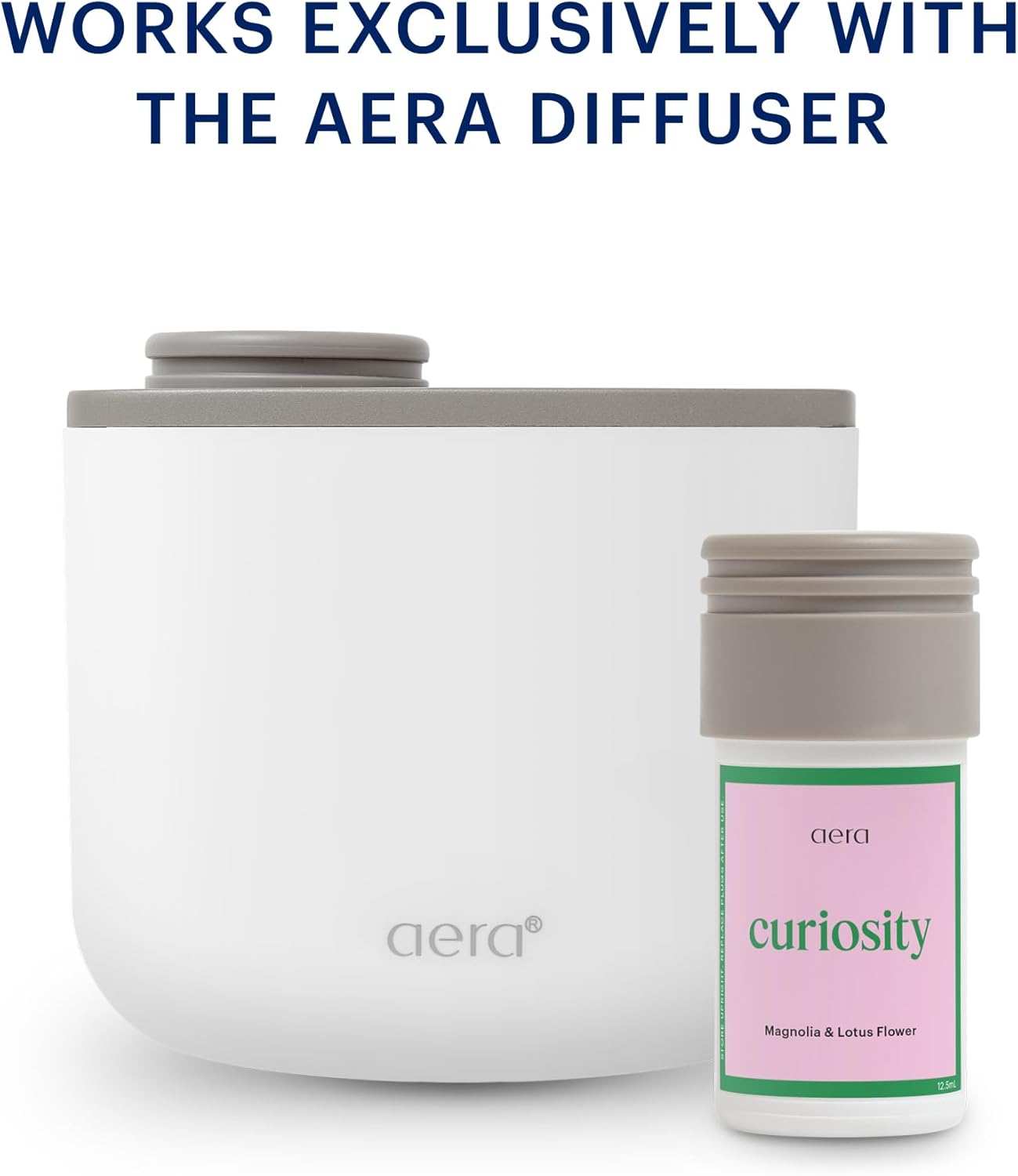 Aera Mini Curiosity - Essential Oil for Home - Pear and Redberries Fragrance - Notes of Magnolia, Lotus Flower and Citrus - Scent Refill - Capsule Size Works with Mini Diffuser