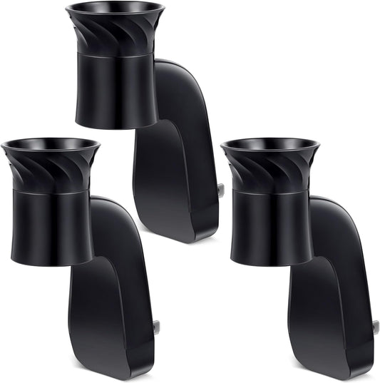 3 Pack Wall Fragrance Plug in Compatible with Bath and Body Works WallFlower Fragrances, ETL Certified, Rotatable, Precise Scent Control Fragrance Diffuser Plug for Home, Office (Black)