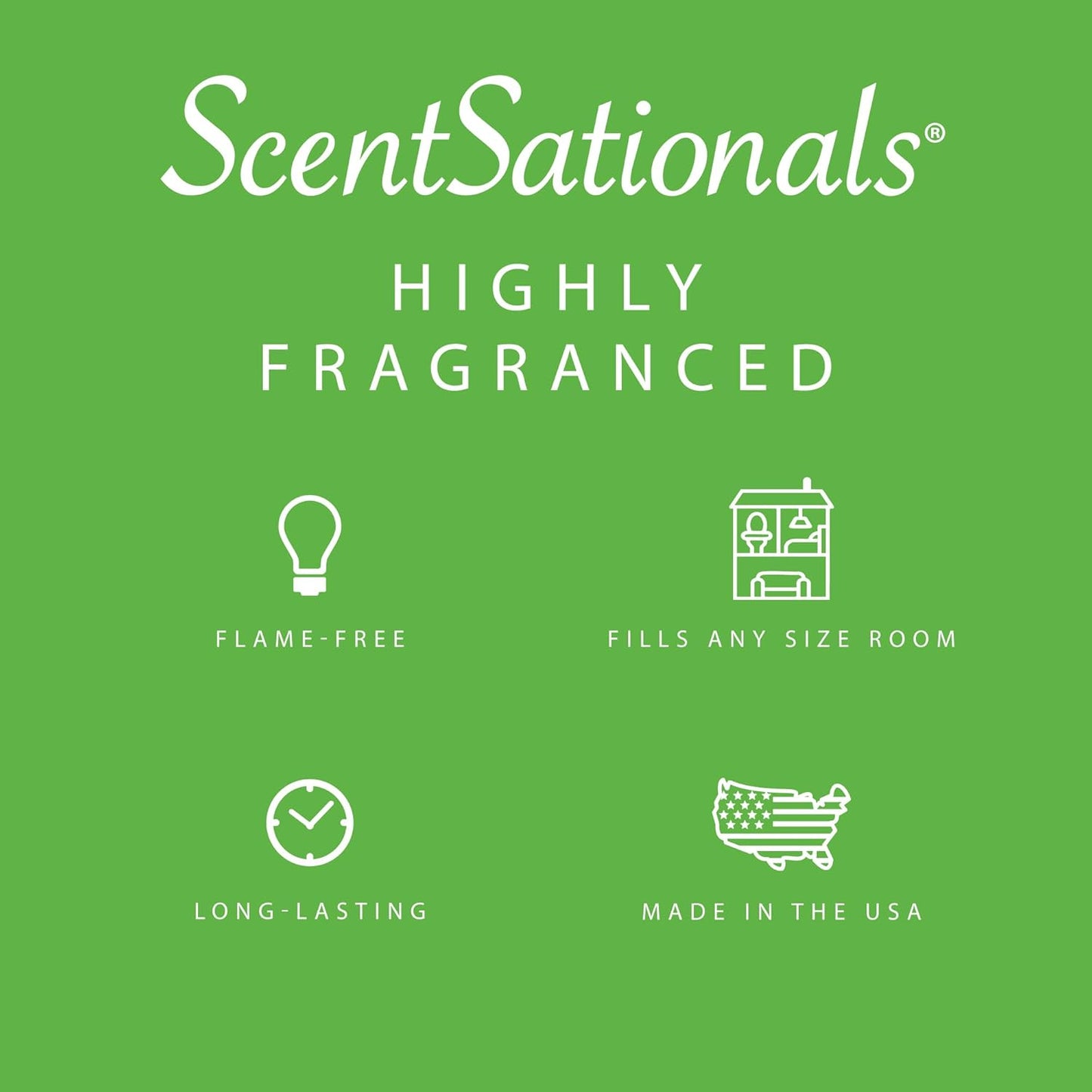 Scentsationals Wax Melts, Wax Cubes Strong Scent - Cucumber Melon - Long Lasting Scented Melts for Warmer, 10 oz (24-Cubes)