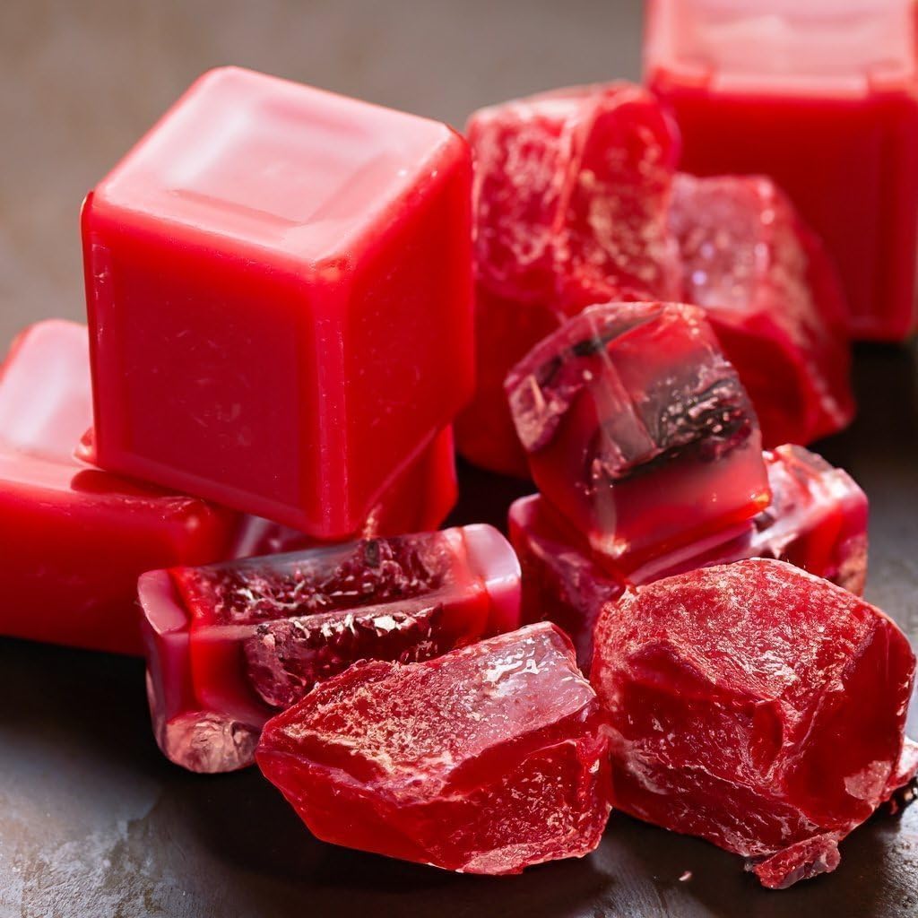 Dragon's Blood Strongly Scented Hand Poured Vegan Wax Melts, 36 Scented Wax Cubes, 19.2 Ounces in 6 x 6-Packs