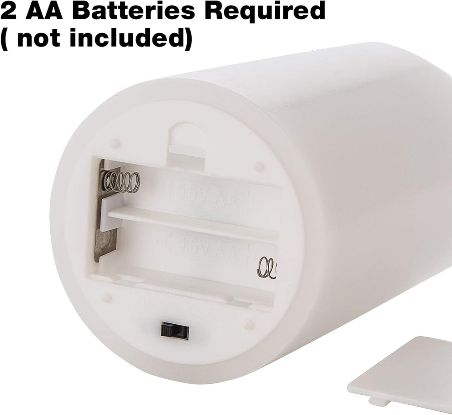 Eywamage White Flameless Pillar Candles with Remote, Flickering Realistic Battery Powered LED Wax Candles, Φ 3" H 4" 5" 6"