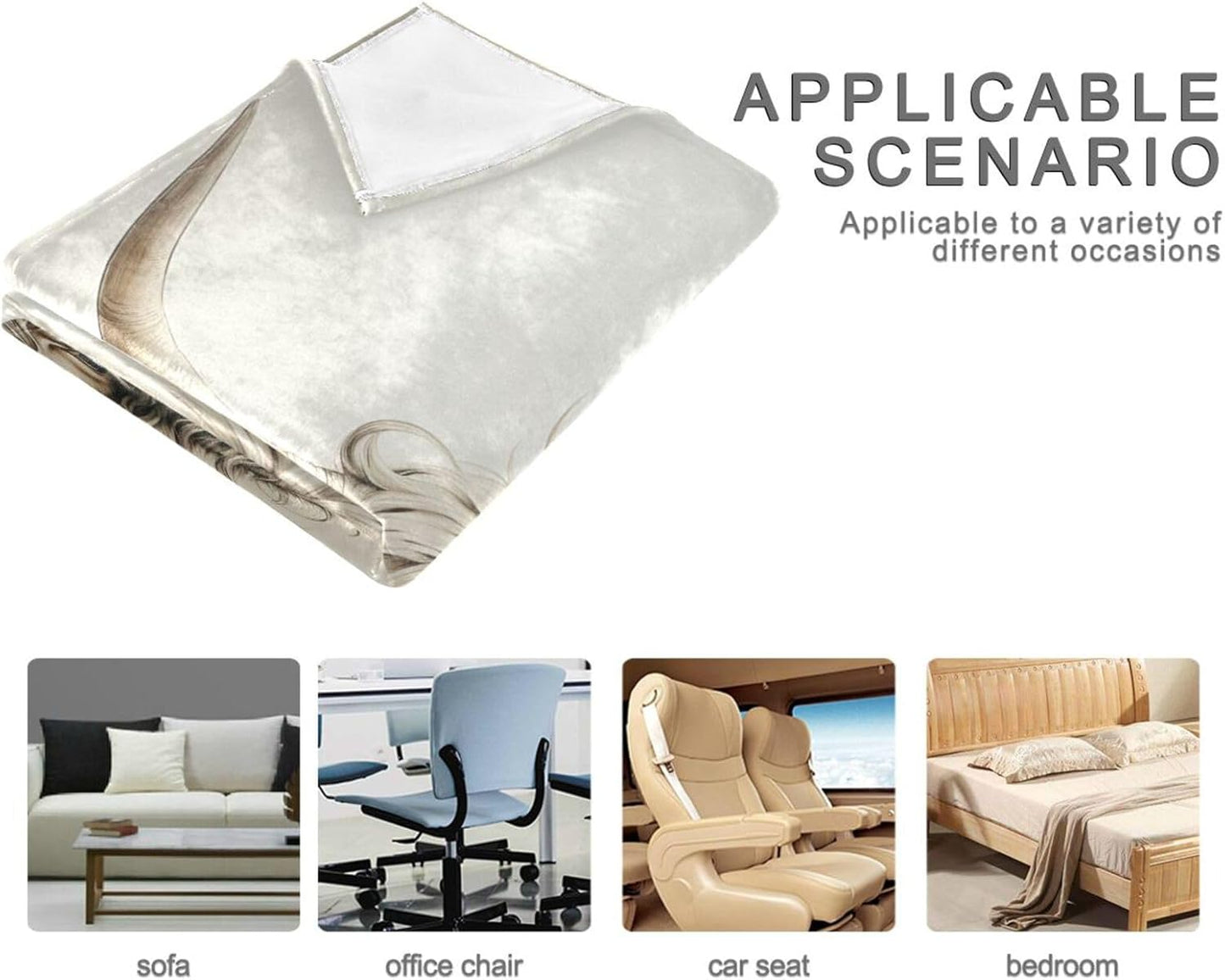 Highland Cow Throw Blanket for Teens Boys Girls and Adults Soft Warm Cozy Funny Midweight Food Flannel Blankets for Couch Sofa Bed Camping Travel Home Decor 50" X 60"