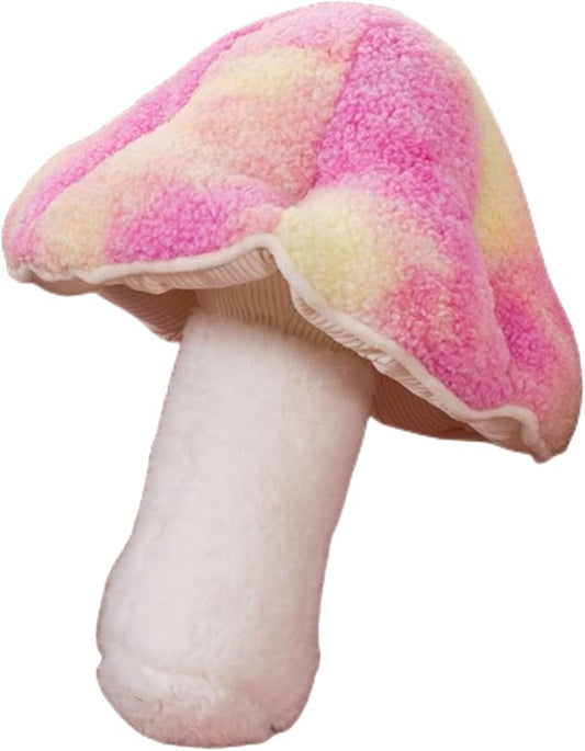 Mushroom Pillow Floor Pillow Sofa Cushion Home Decoration Reading Pillow (32cm, Pink)