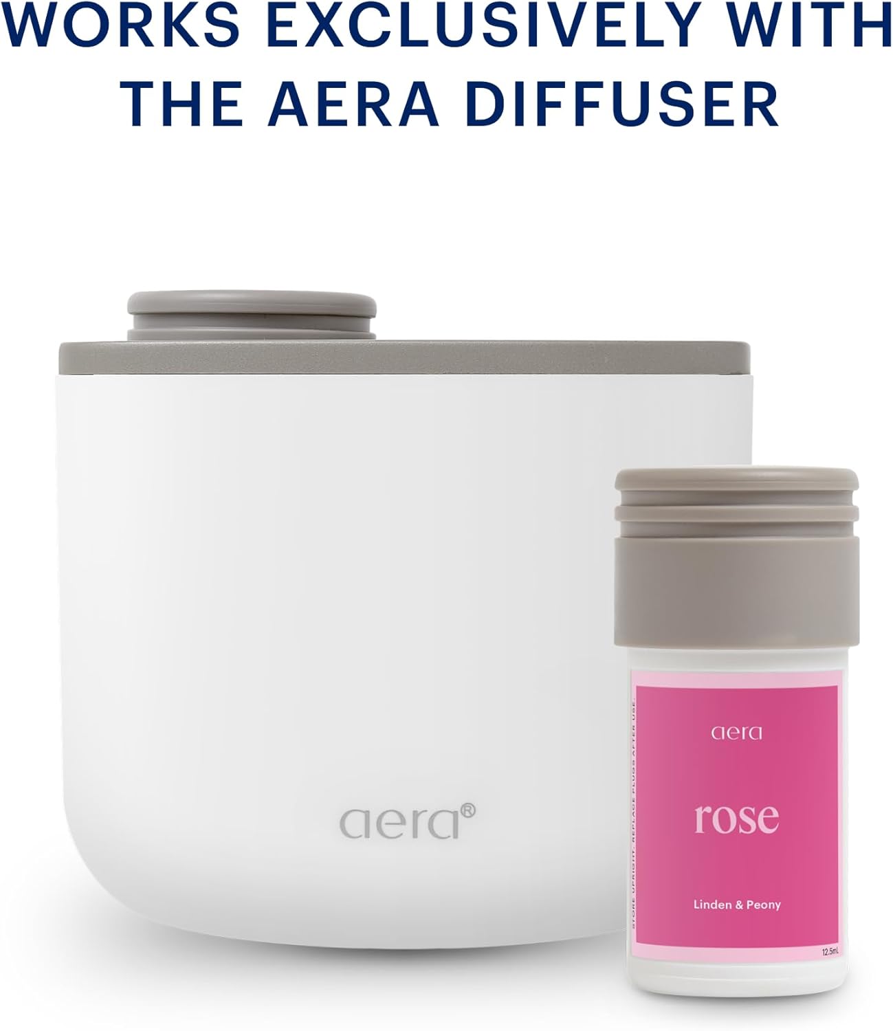 Aera Mini Rose - Essential Oil for Home - Fresh and Sensuous Fragrance - Notes of Himalayan Rose, Linden and Peony - Scent Refill - Capsule Size Works with Mini Diffuser