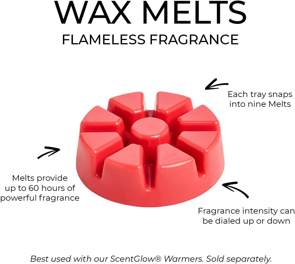 PartyLite After Dark™ Apple Velour Scent Plus® Wax Melts - 60-Hour Long-Lasting Fragrance, Exotic Resins, Apple, Jasmine, Peach Scent