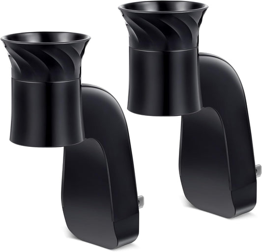 2 Pack Wall Fragrance Plug in Compatible with Bath and Body Works WallFlower Fragrances, ETL Certified, Rotatable, Precise Scent Control Fragrance Diffuser Plug for Home, Office (Black)