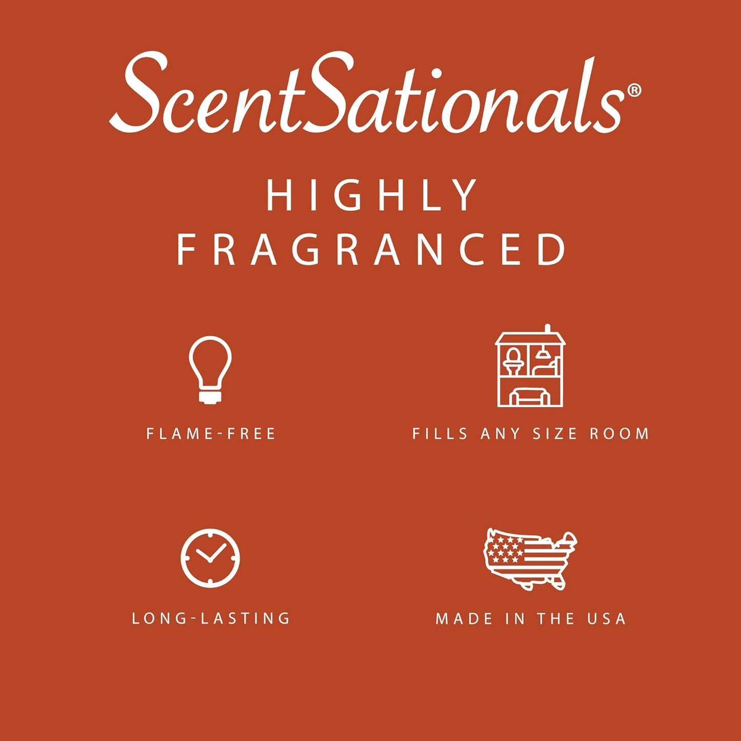 Scentsationals Fall Wax Melts, Wax Cubes Strong Scent - Fallen Leaves - Long Lasting Scented Melts for Warmer, 10oz (24-Cubes)