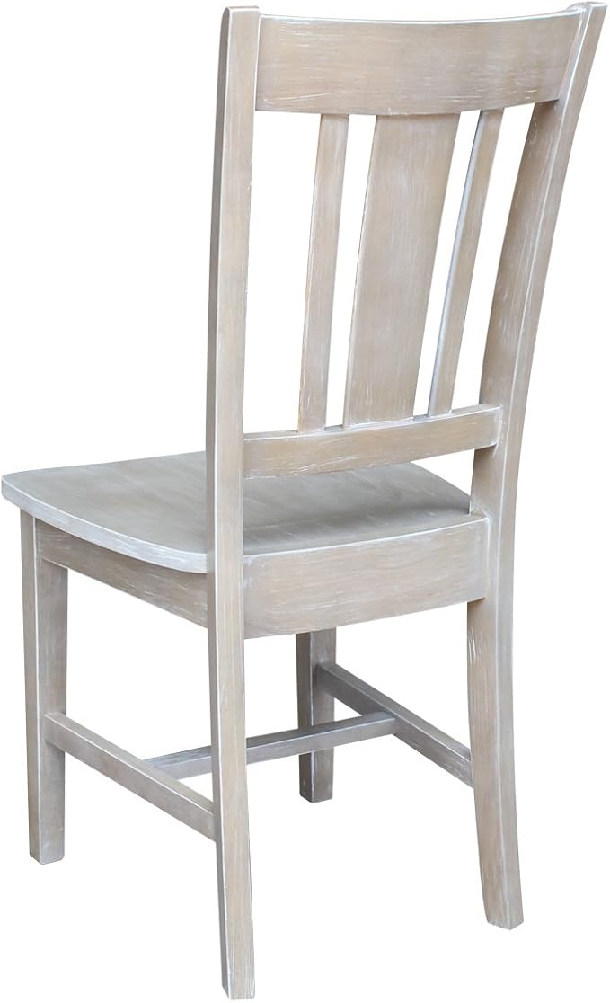 International Concepts San Remo Chair Washed Gray Taupe