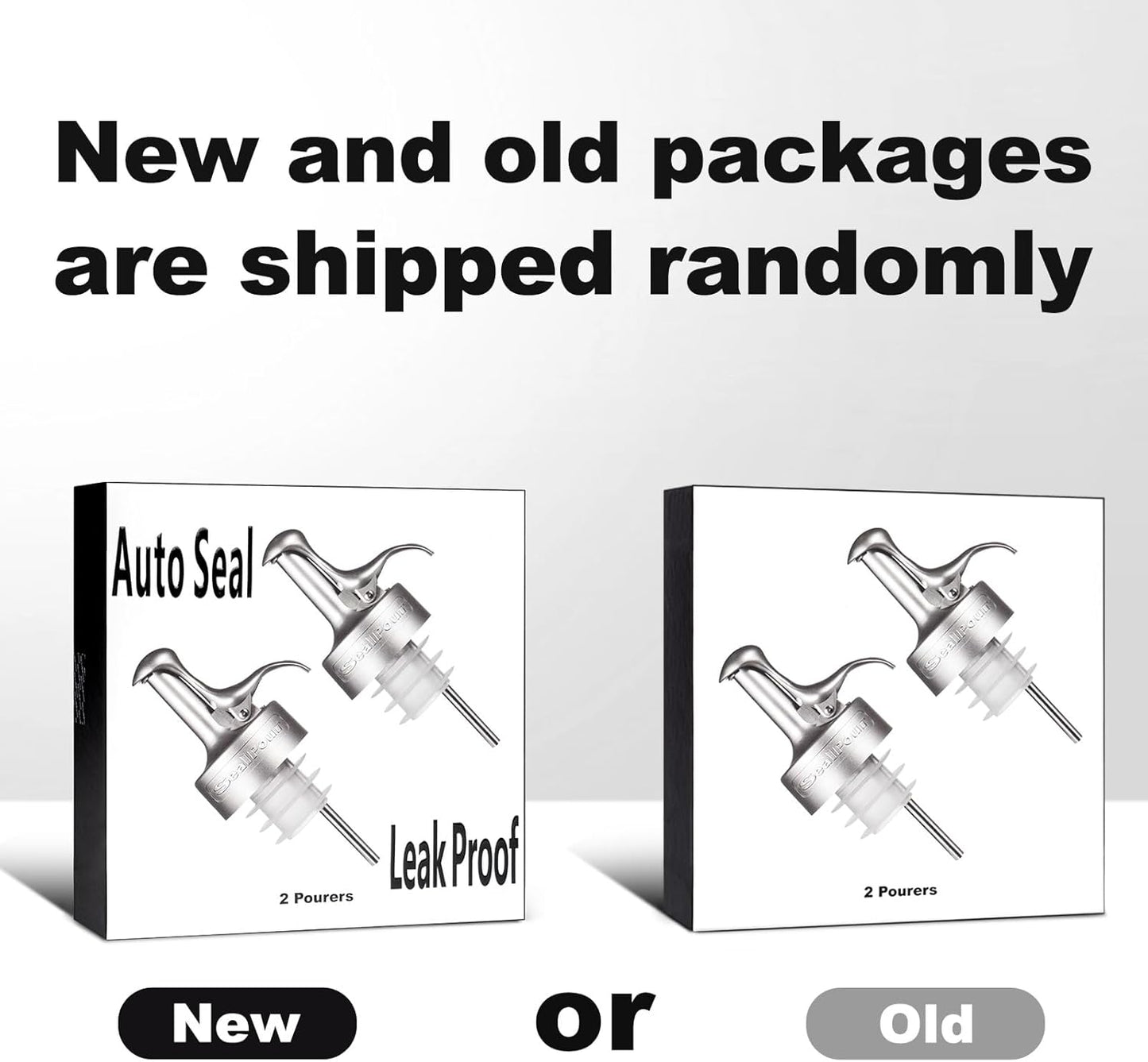 Oil Pour Spout, Olive Oil Spouts, Dispenser Pour Spouts for Bottles, Plastic-free, Leak Proof, Vinegar,Wine and Sauce for Kitchen and Bar Accessories-2PCS