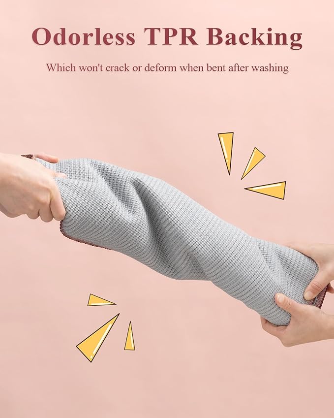 hicorfe Kitchen Rugs and Mats,Kitchen Mats for Floor,47"x71" Non Slip Runner Rug,Absorbent Resist Dirt Comfort Standing Mat Machine Washable for Entryway,Hallway,Front of Sink(Red)