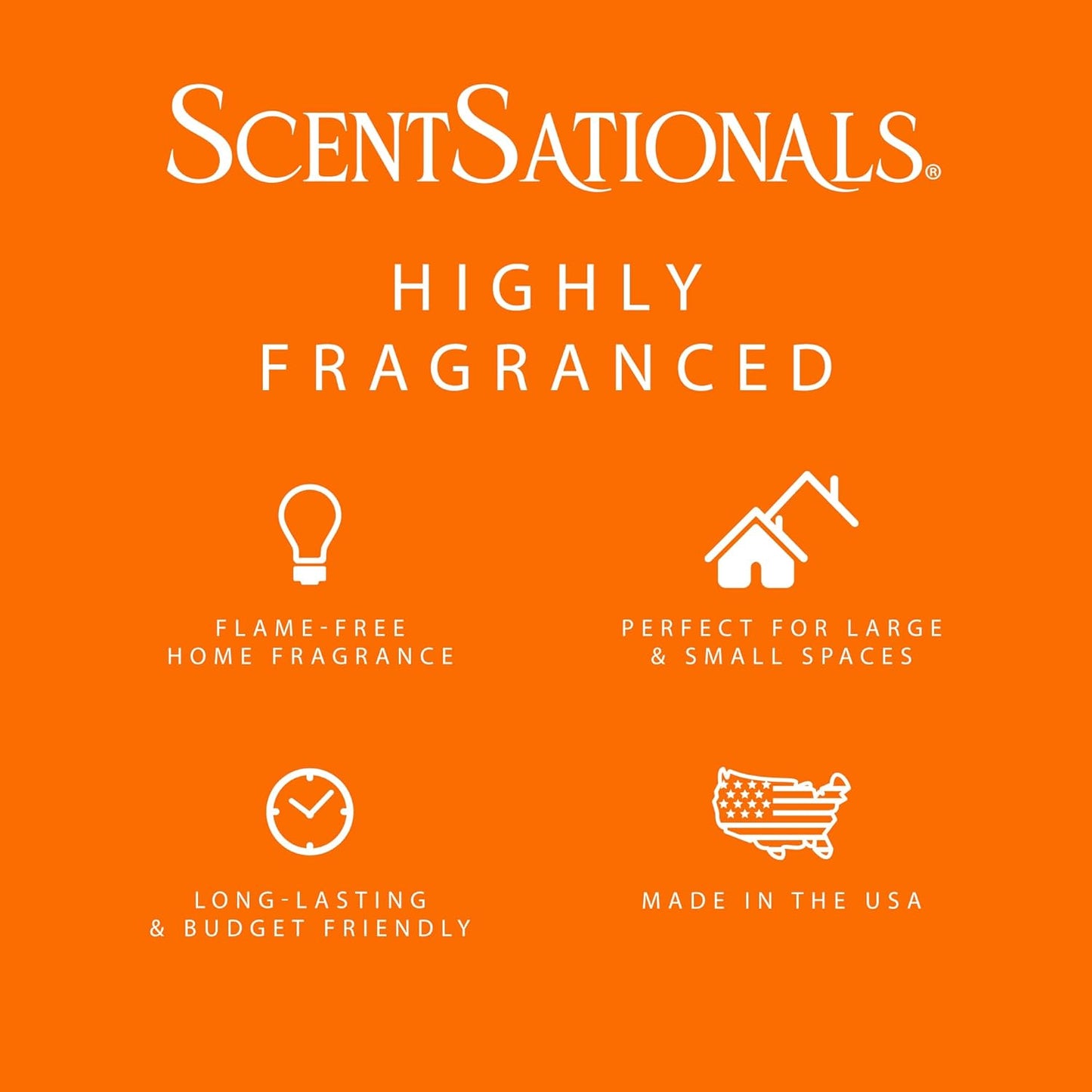 Scentsationals Wax Melts, Wax Cubes Strong Scent - Marshmallow Crispies - Long Lasting Scented Wax Melts for Warmer, 10oz (24-Cubes)