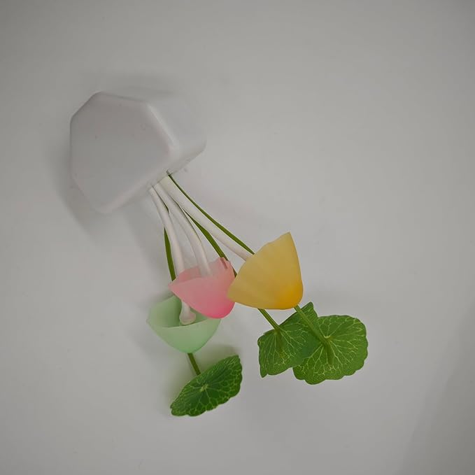 AUSAYE 2 Pack Sensor Led Night Light Plug-in Wall Lamp Color Changing Mushroom Night Light for Kids Adults NightLight Bedroom,Bathroom,Toilet, Stairs, Kitchen