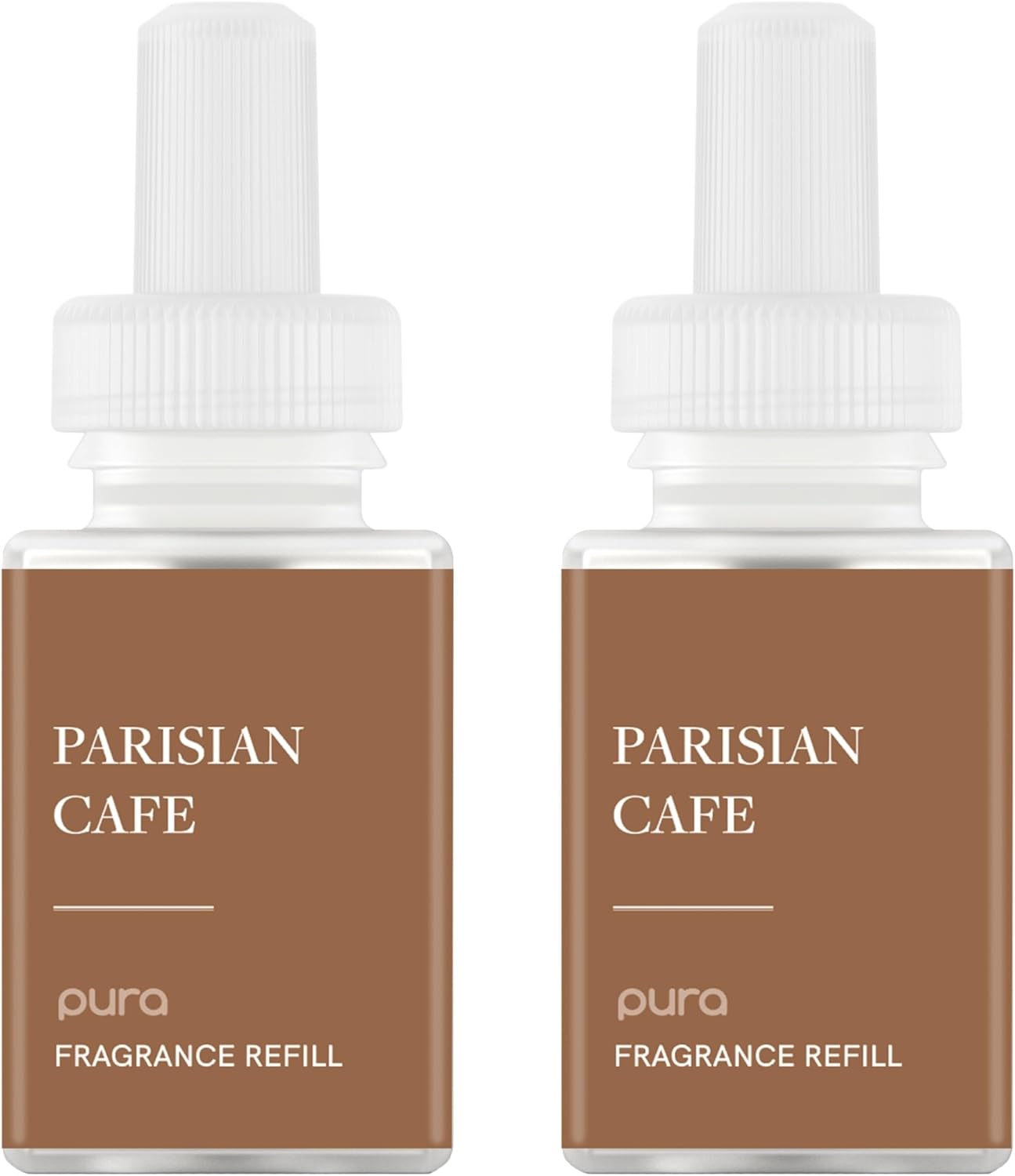 PuraHome Scent Refill - Smart Home Air Diffuser - Up to 120-Hours of Luxury Fragrance per Refill - Home Essential - Clean & Safe Diffuser Fragrance - 2 Pack, Parisian Café