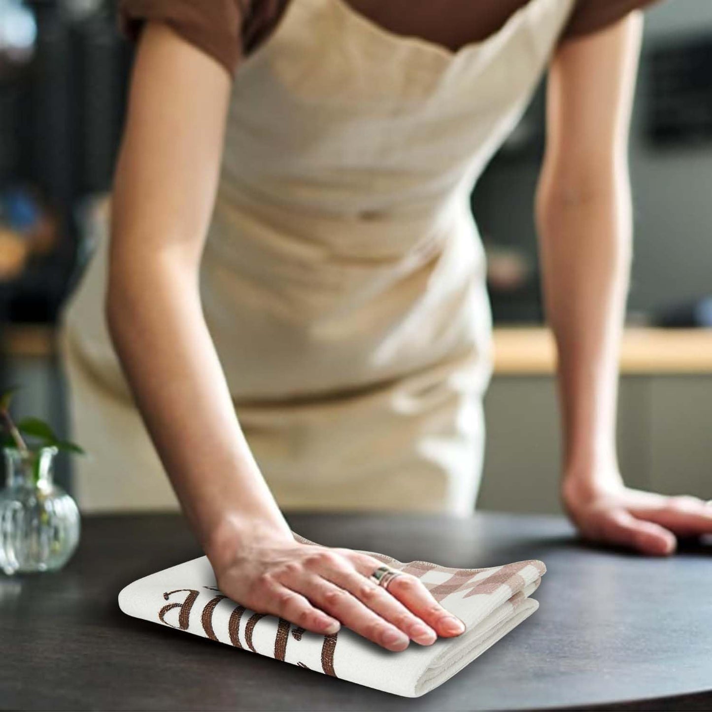 Kitchen Towels Dish Towels for Fitchen Decorative Coffee Towels for Coffee Bar Kitchen Hand Towels Decorative 2 Pcs of 18×26 Inch