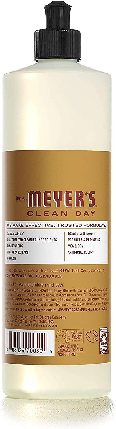 Mrs. MEYER'S Liquid Dish Soap Apple Cider 16 OZ (Pack - 1)