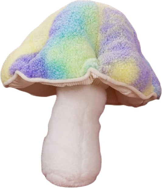 Mushroom Pillow Floor Pillow Sofa Cushion Home Decoration Reading Pillow (32cm, Purple)
