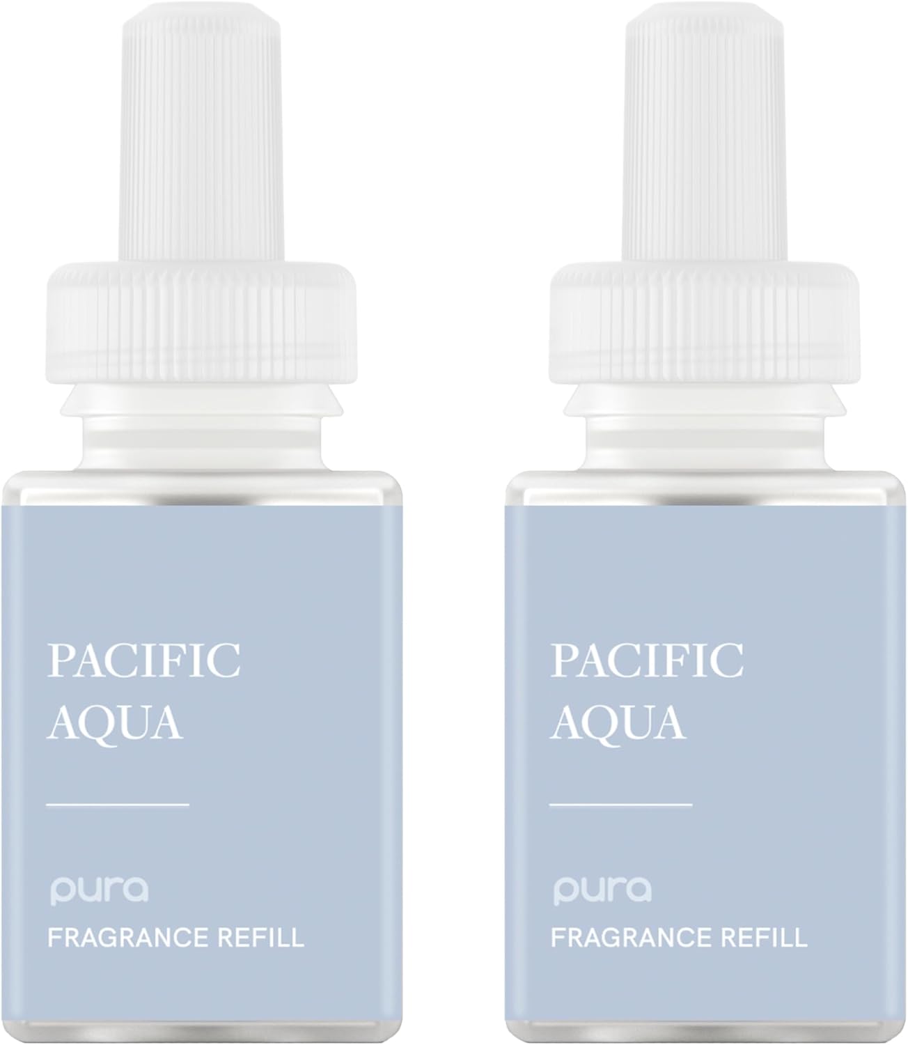 Pura Smart Home Air Diffuser - Smart Air Diffuser - Up to 120-Hours of Luxury Fragrance per Refill - Spring & Summer Fragrance - 2 Pack, Pacific Aqua