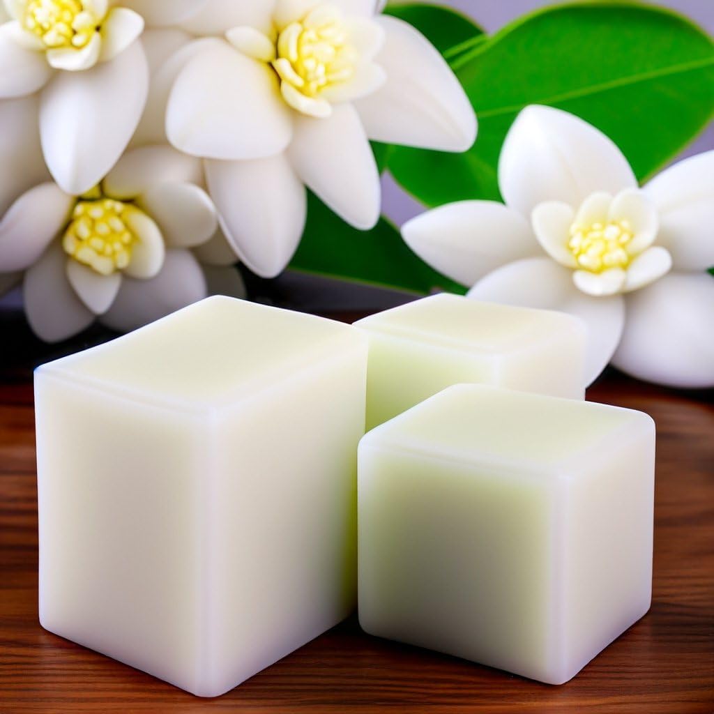 Gardenia Strongly Scented Hand Poured Vegan Wax Melts, 36 Scented Wax Cubes, 19.2 Ounces in 6 x 6-Packs