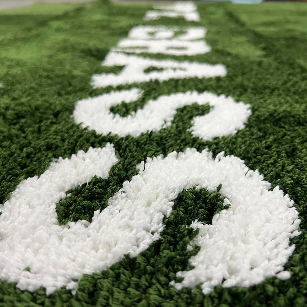Wet Grass Rug Green Grass Classic Handmade Flocked Large Carpet Hypebeast Decor Parlor Bedroom Playroom Artistic Premium Floor Mat (120x160cm(3.9x5.2ft))