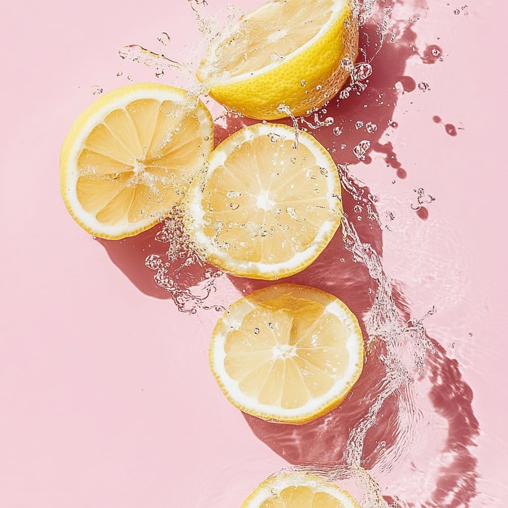 1OAK Soy Wax Fresh Lemon Candle - Citrus Candles for Home, Kitchen, & Summer - Fruity Candles Scented - Long Burning Premium - Hand-Poured (7oz.)