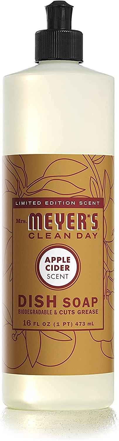 Mrs. MEYER'S Liquid Dish Soap Apple Cider 16 OZ (Pack - 1)