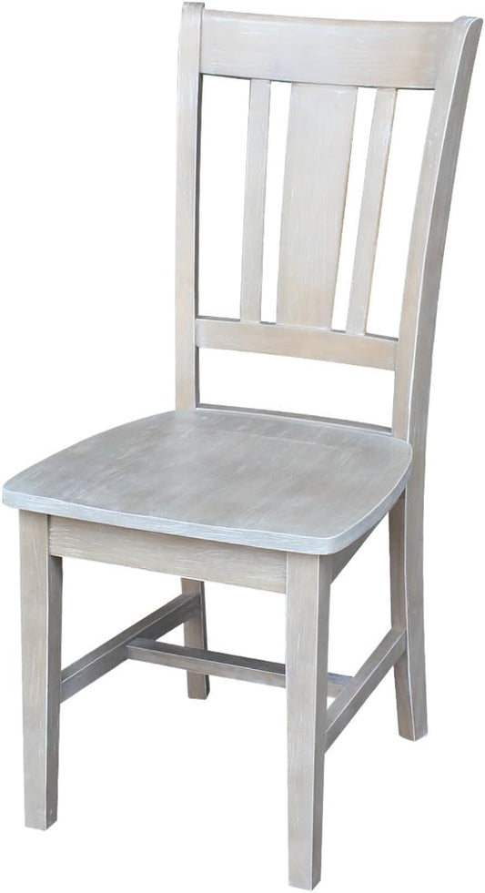 International Concepts San Remo Chair Washed Gray Taupe