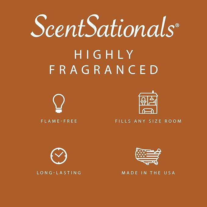 Scentsationals Fall Wax Melts, Wax Cubes Strong Scent - Farmhouse Cookies - Long Lasting Scented Melts for Warmer, 10oz (24-Cubes)