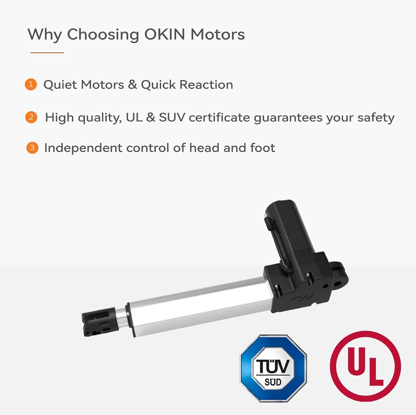 King Adjustable Bed Frame Base - Easy to Install in 5 Minutes, Massage, Wireless Remote, Foot&Head Inclined, Zero Gravity, Dual USB Ports, Under Bed Light, 3000 Premium Series