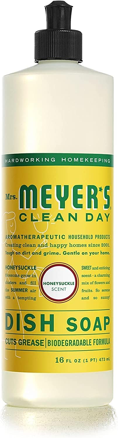 Mrs. MEYER'S Dish Variety Pack Scent, 1 Dish Soap, 1 Dish Soap Refill, 2 CT