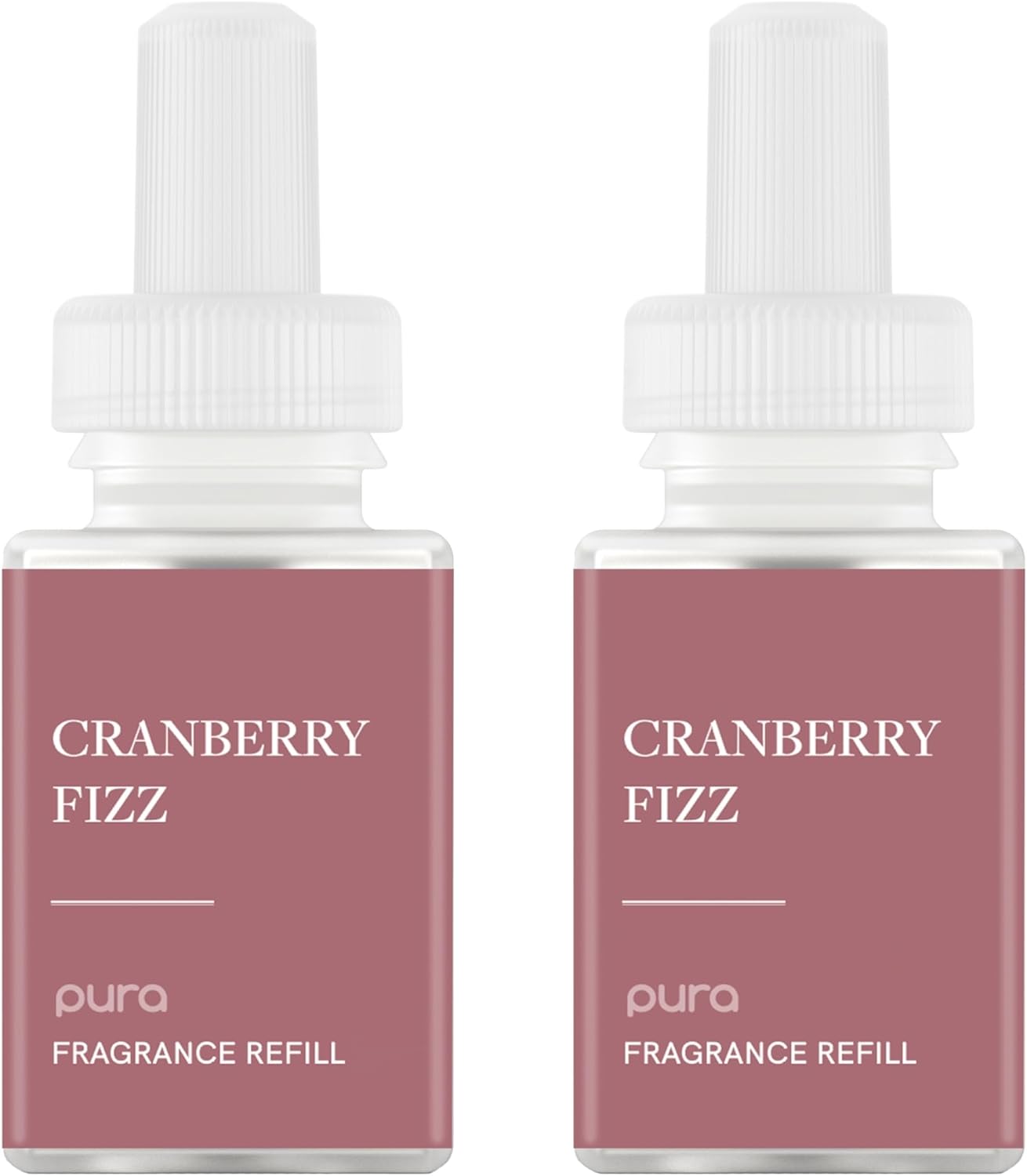 PuraHome Scent Refill - Smart Home Air Diffuser - Up to 120-Hours of Luxury Fragrance per Refill - Home Essential - Clean & Safe Diffuser Fragrance - 2 Pack, Cranberry Fizz