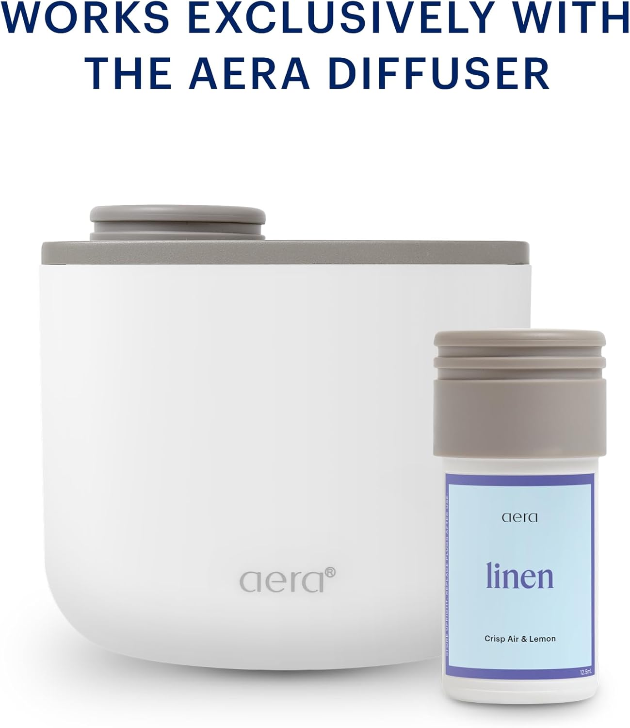 Aera Mini Linen Home Fragrance Scent Refill, Clean Formula with Notes of Bright Citruses, and Juniper Berries Frolic with Delicate Florals - Works with Aera Diffuser