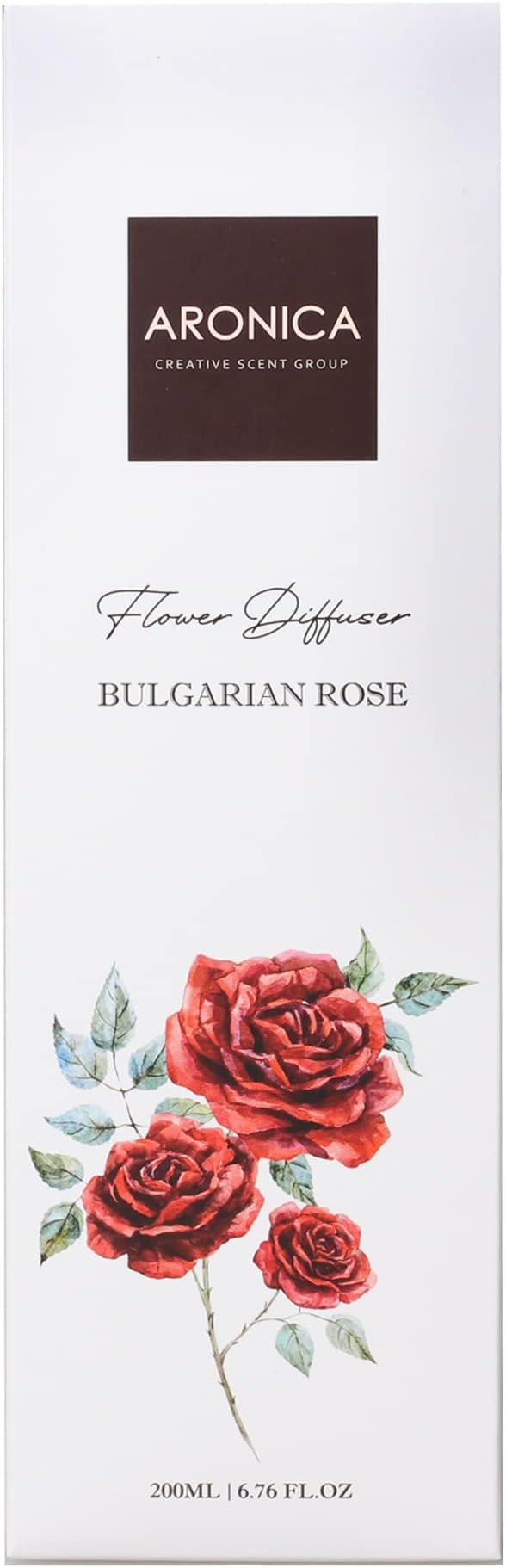 Aronica Flower Air Fresheners For Home, Sweet Rose Scent Room Non Plug In, Desk Reed Diffuser, Pink Air Freshener For Bathroom