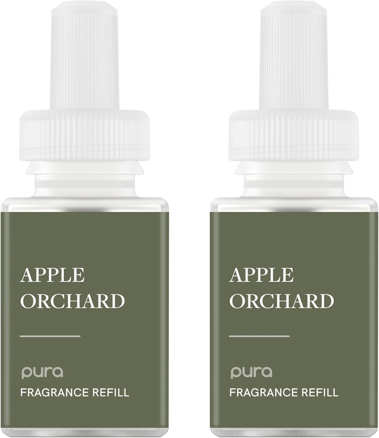 PuraHome Scent Refill - Smart Home Air Diffuser - Up to 120-Hours of Luxury Fragrance per Refill - Home Essential - Clean & Safe Diffuser Fragrance - 2 Pack, Apple Orchards