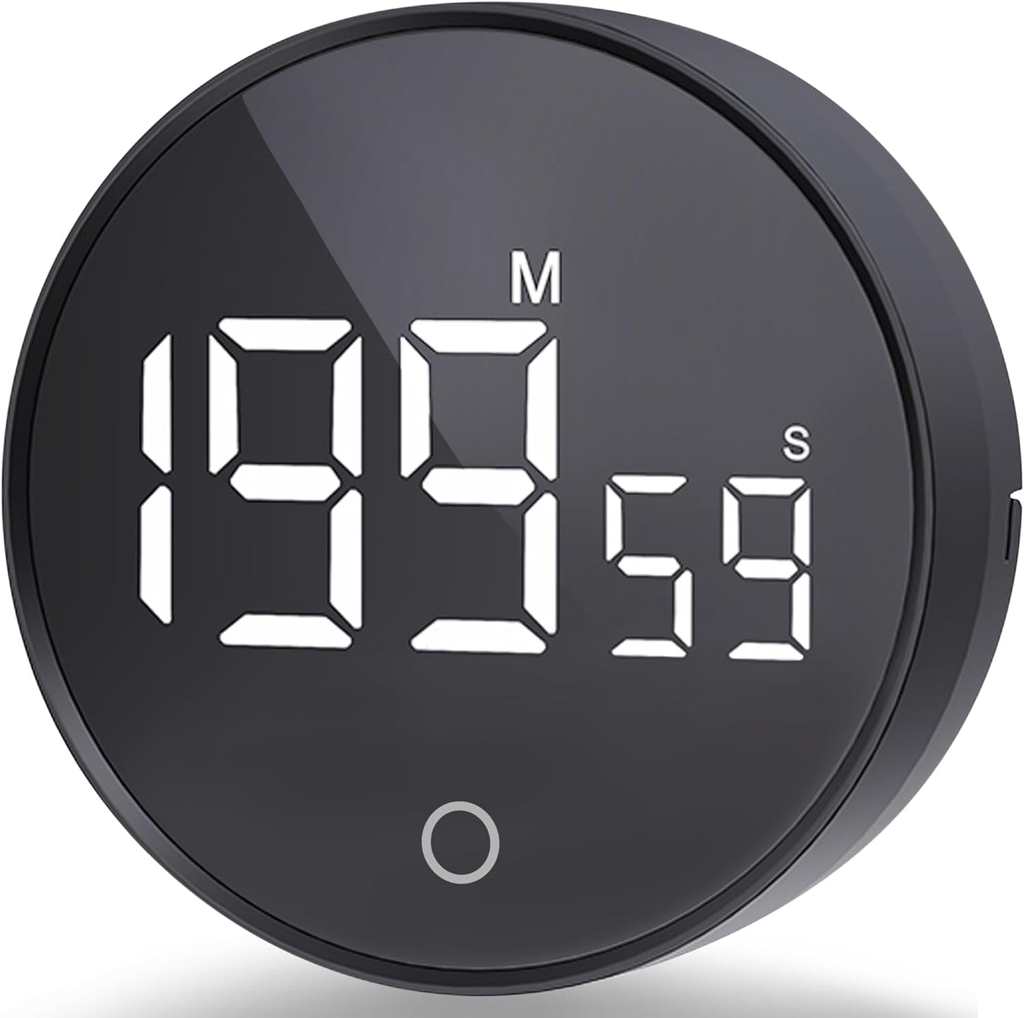 Digital Kitchen Timers, Visual timers Magnetic Countdown Countup Smart Timer Large LED 200 Minutes Display Volume Adjustable for Cooking Fitness Studying, Easy for Kids and Seniors