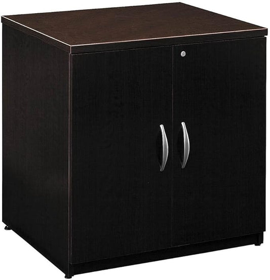 Bush Business Furniture Series C Storage Cabinet with Doors in Mocha Cherry, 2 Door Accent Chest for Home and Professional Office