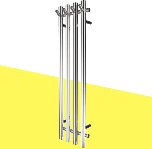 Heated Towel Rack, Towel Warmer with Timer, Wall Mounted hot Towel Warmer Rack for Bathroom, Hardwired or Plug-in Models Vertical Towel Heater