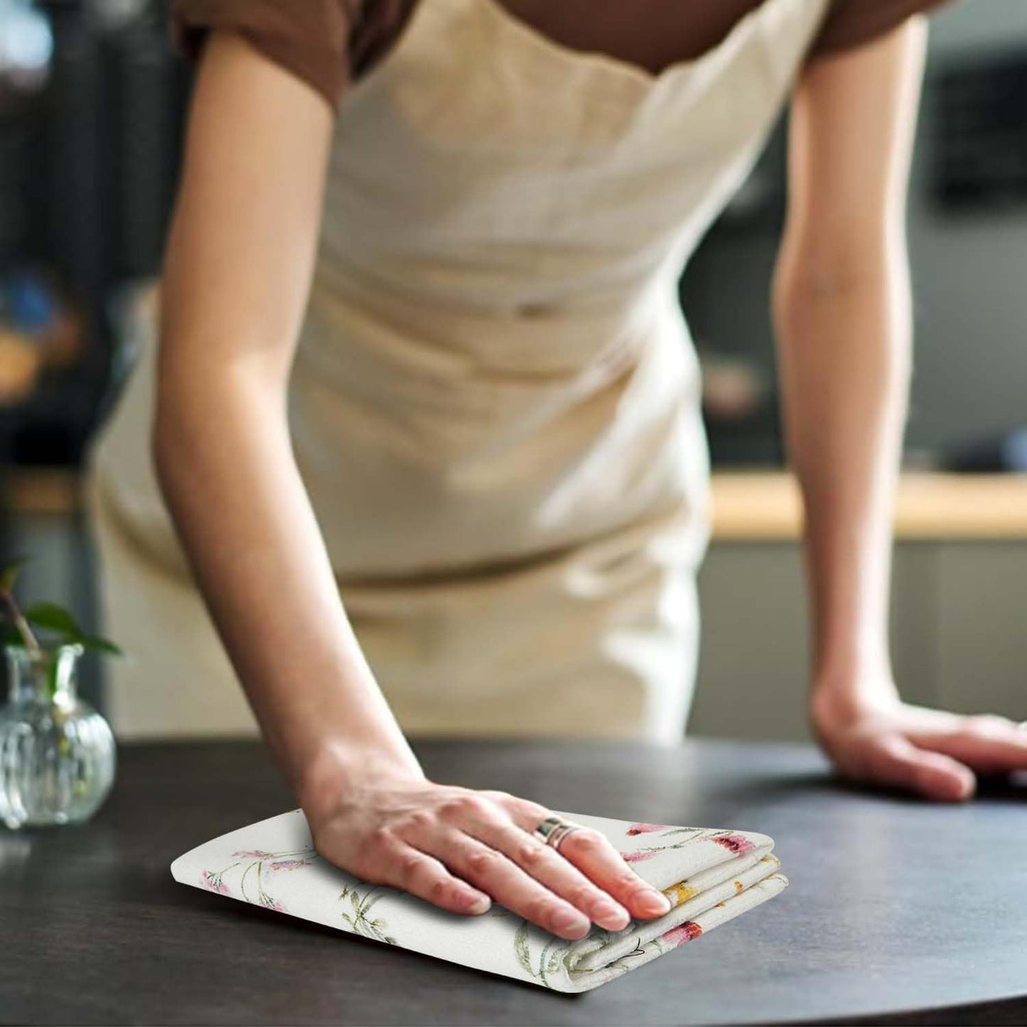 Kitchen Towels Seasonal Kitchen Towels Floral Dish Towels Kitchen Hand Towels Decorative Kitchen Tea Towels Decorative Set 2 Pcs of 18×26 Inch