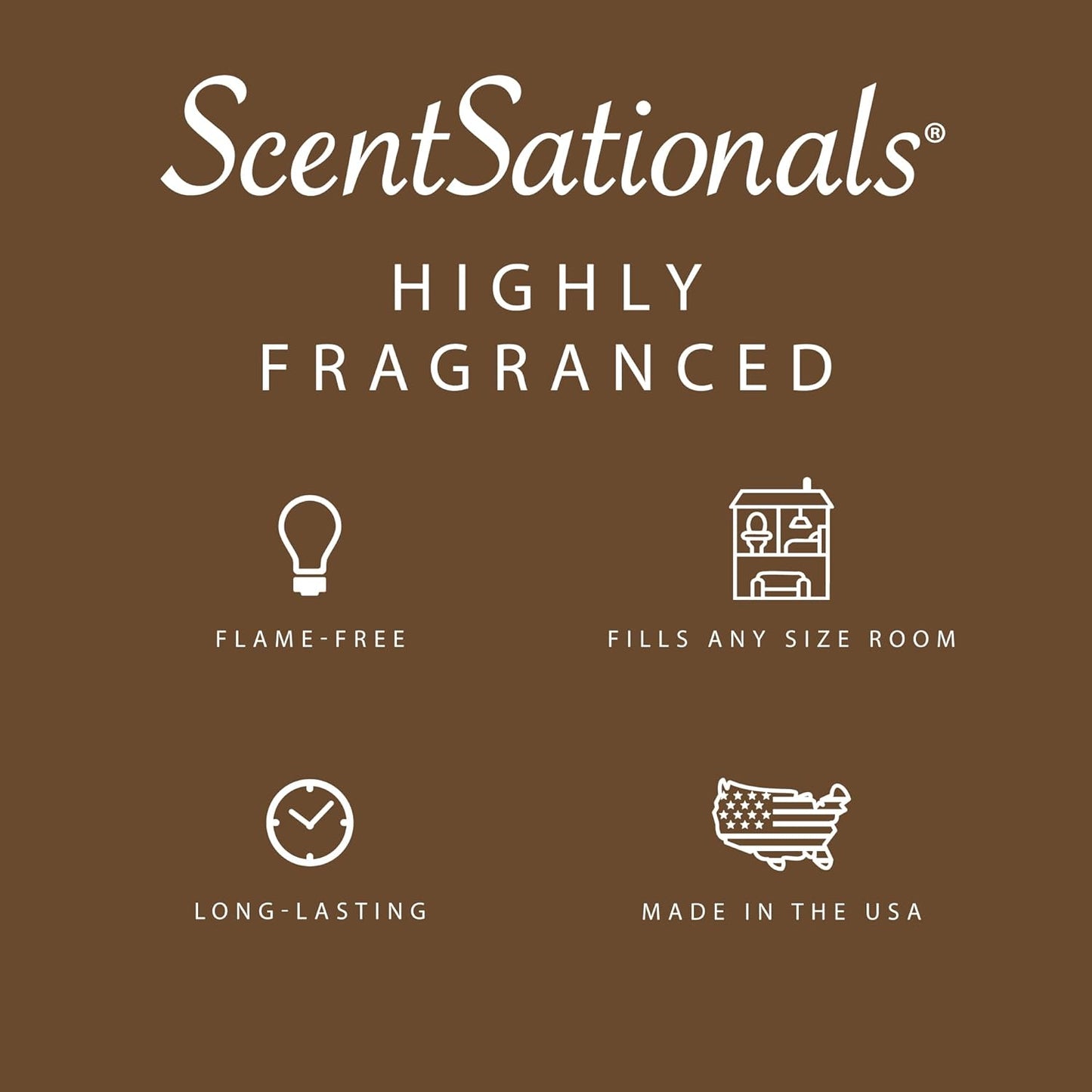 Scentsationals Wax Melts, Wax Cubes Strong Scent - Cuddle Up - Long Lasting Scented for Warmer, 10oz (24-Cubes)